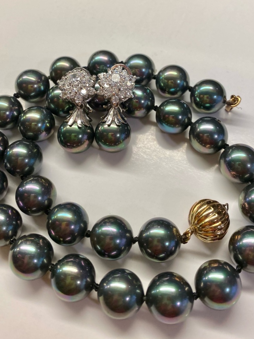 Tenerife Pearl Necklace and Earrings
